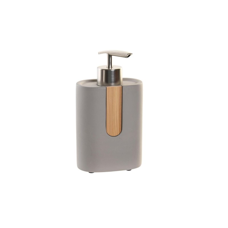 Dispensador de Jabón DKD Home Decor Natural Gris Naranja Cemento