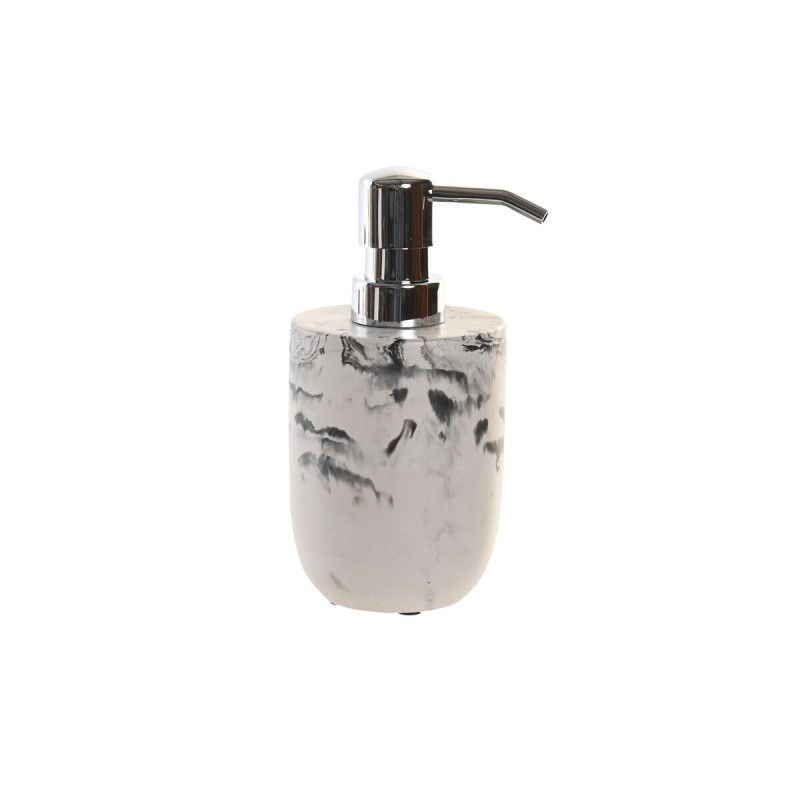 Dispensador de Jabón DKD Home Decor Negro Cemento Blanco