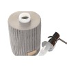 Dispensador de Jabón DKD Home Decor Gris Cemento Polipropileno