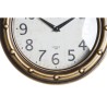 Reloj de Pared DKD Home Decor 28,5 x 8 x 50 cm Cristal Hierro Vintage (2 Unidades)