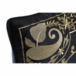 Cojín DKD Home Decor Negro Dorado 45 x 10 x 45 cm Árabe