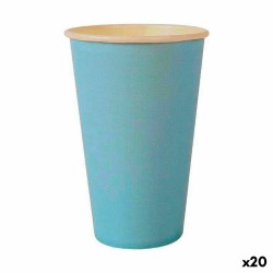 Set de Vasos Algon Desechables Cartu00f3n Azul 10 Piezas 350 ml (20 Unidades)