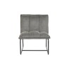 Sillón DKD Home Decor Negro Gris Metal 66 x 71 x 77 cm