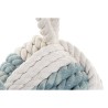 Figura Decorativa DKD Home Decor Azul Marrón Blanco Nudo 14 x 14 x 28 cm Mediterráneo (3 Piezas)