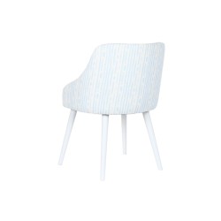 Silla DKD Home Decor Azul Blanco 53 x 57 x 79 cm