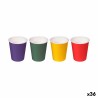 Set de Vasos de Chupito Algon Desechables Cartu00f3n Multicolor 20 Piezas 50 ml (36 Unidades)