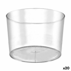 Set de vasos reutilizables Algon 230 ml Plu00e1stico 12 Piezas (20 Unidades)