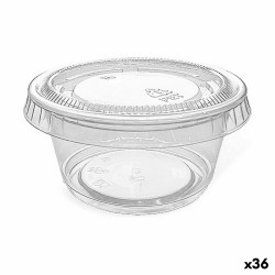 Set de cuencos reutilizables Algon Salsas 10 Piezas Plu00e1stico 60 ml (36 Unidades)