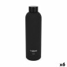 Botella Tu00e9rmica ThermoSport Soft Touch Negro 1 L (6 Unidades)