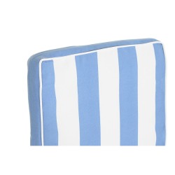 Cojín para sillas DKD Home Decor Blanco Azul cielo 42 x 4 x 115 cm