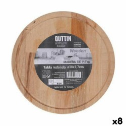 Tabla de servir Quttin Redonda u00d8 30 x 1,7 cm (8 Unidades)