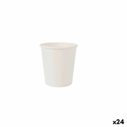 Set de Vasos Algon Desechables Cartu00f3n Blanco 20 Piezas 120 ml (24 Unidades)