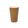 Set de Vasos Algon Desechables papel kraft 6 Piezas 450 ml (16 Unidades)