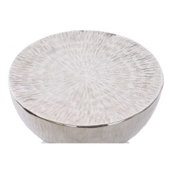 Mesa auxiliar DKD Home Decor Plateado Aluminio 38 x 38 x 45 cm