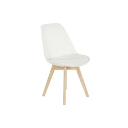 Silla DKD Home Decor Blanco 48 x 56 x 83 cm