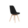 Silla DKD Home Decor Negro 48 x 56 x 83 cm