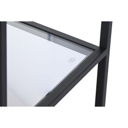 Consola DKD Home Decor Negro Metal Cristal 100 x 35 x 80 cm