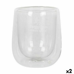 Set de Vasos Santa Clara Tu00e9rmico Vidrio de Borosilicato 2 Piezas (2 Unidades)