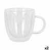 Juego de Tazas Santa Clara Vidrio de Borosilicato 150 ml Tu00e9rmica 2 Unidades (2 Piezas)