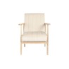 Sillón DKD Home Decor Beige Natural Pino 63 x 68 x 81 cm