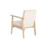 Sillón DKD Home Decor Beige Natural Pino 63 x 68 x 81 cm