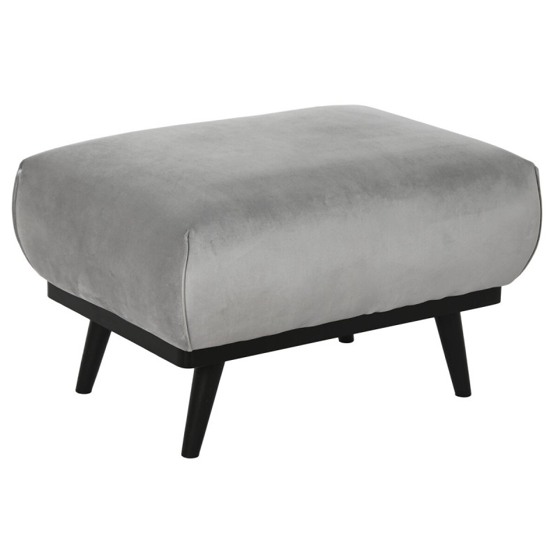 Banqueta DKD Home Decor Negro Gris 70 x 50 x 42 cm