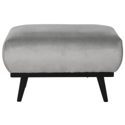 Banqueta DKD Home Decor Negro Gris 70 x 50 x 42 cm