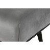 Banqueta DKD Home Decor Negro Gris 70 x 50 x 42 cm