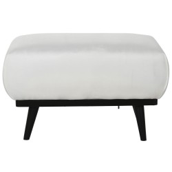 Banqueta DKD Home Decor Blanco Negro 70 x 50 x 42 cm