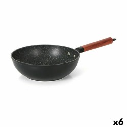 Sartu00e9n Wok Quttin Doha Aluminio Forjado 47 x 24 x 8 cm (6 Unidades)