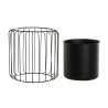 Macetero DKD Home Decor Negro Metal 26 x 26 x 26 cm