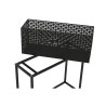 Set de Maceteros DKD Home Decor 60 x 22 x 70 cm Negro Metal