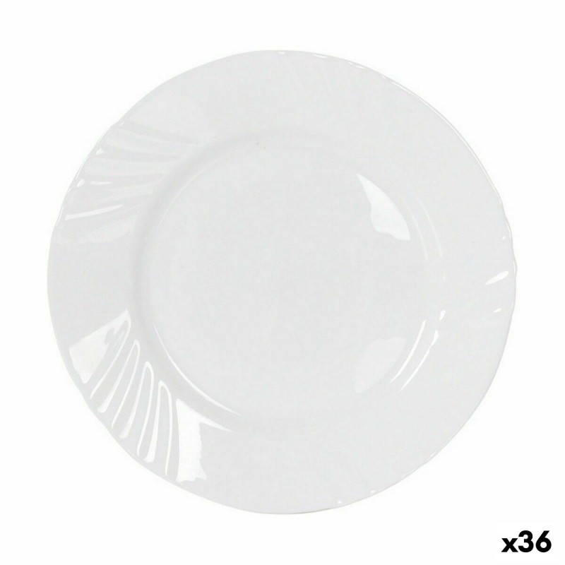 Plato Llano La Mediterru00e1nea Everett 22,8 x 22,8 x 2 cm (36 Unidades)