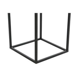 Set de Maceteros DKD Home Decor 33 x 33 x 67 cm Negro Dorado Metal Loft