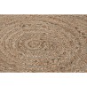 Alfombra DKD Home Decor Scandi Verde Marrón claro Jute (150 x 150 x 1 cm)