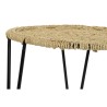 Juego de 3 mesas DKD Home Decor Marrón Negro Natural 62 x 62 x 40 cm 62 x 62 x 40,5 cm