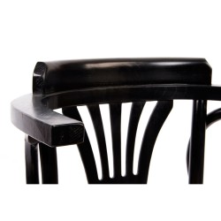 Silla de suelo DKD Home Decor Negro 59 x 46 x 78 cm