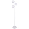 Lámpara de Pie DKD Home Decor 35 x 25 x 167 cm Cristal Metal Blanco 220 V 50 W