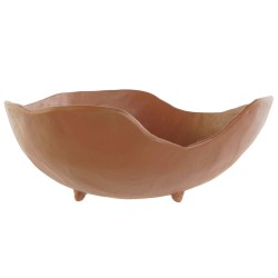 Centro de Mesa DKD Home Decor Beige Terracota Urbano 27 x 27 x 11 cm (2 Unidades)