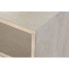 Mesita de Noche DKD Home Decor Blanco Natural Madera de mango 55 x 35 x 45 cm