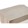 Mesita de Noche DKD Home Decor Blanco Natural Madera de mango 55 x 35 x 45 cm