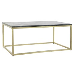 Mesa de Centro DKD Home Decor Negro Dorado Mármol Hierro 100 x 61 x 43 cm