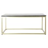 Mesa de Centro DKD Home Decor Negro Dorado Mármol Hierro 100 x 61 x 43 cm