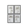 Cuadro DKD Home Decor Palmeras Colonial 50 x 2,5 x 70 cm (4 Unidades)