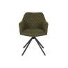 Silla DKD Home Decor Negro Verde 55 x 58 x 83 cm