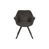 Silla DKD Home Decor Negro Marrón oscuro Gris oscuro 64 x 67 x 85 cm