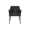 Silla DKD Home Decor Negro Marrón oscuro Gris oscuro 60 x 60 x 84 cm