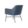 Sillón DKD Home Decor Azul Negro Metal 66 x 62 x 75 cm