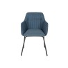 Silla DKD Home Decor Azul Negro 59,5 x 60,5 x 78 cm