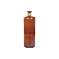 Jarrón DKD Home Decor Terracota Cuerda Cristal Templado 25 x 25 x 75 cm